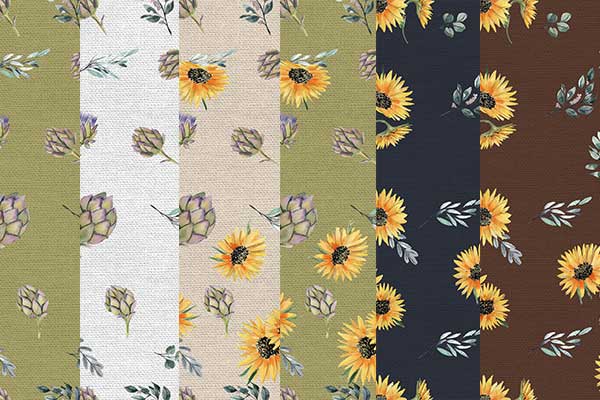 Artichaut et tournesol