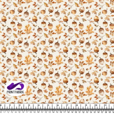 Motif Inspiré par les Arçons et la Chute des Feuilles