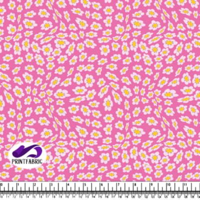 Motif groovy avec fleur marguerite dans des couleurs pastel