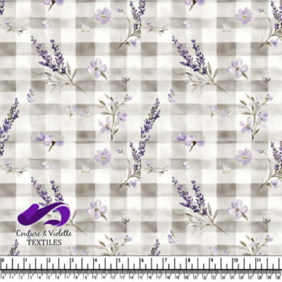 Fleurs lavande et violet clair