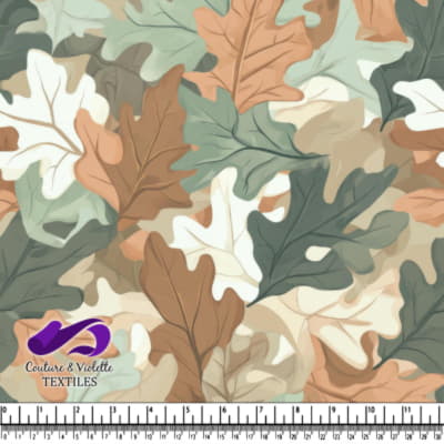 Feuilles de chêne aux couleurs d'automne