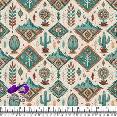 Cactus et formes géométriques des montagnes du Sud-Ouest