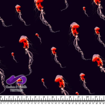 Motif de Méduse Flottante Luminescente