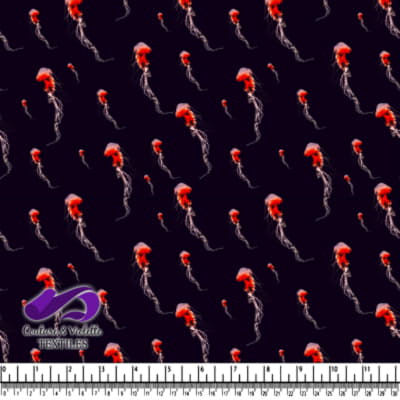 Motif de Méduse Flottante Luminescente