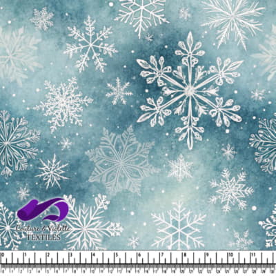 Winter Snowflake Pattern Texture