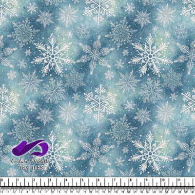 Elegant Winter Snowflake Pattern