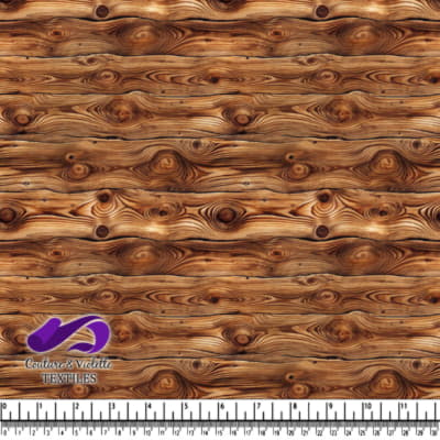 Natural Wood Grain Texture Fabric Design