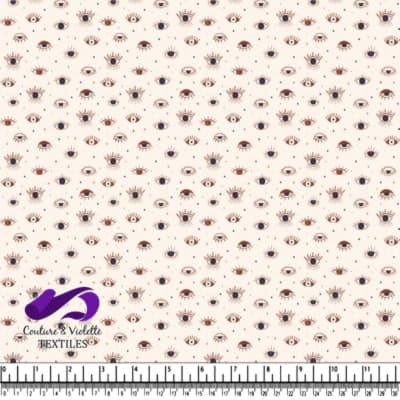 Motif Abstrait des Yeux