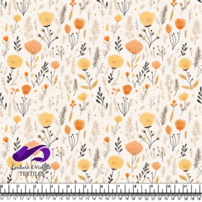 Soft Autumn Floral Pattern