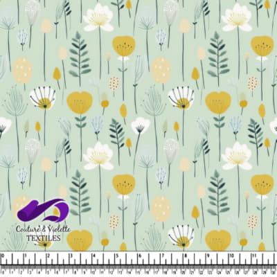 Vintage Floral Pattern in Soft Colors