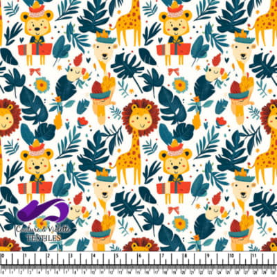Cute Jungle Animals Pattern