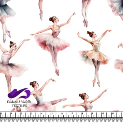 Graceful Ballerinas in Pastel Tutus