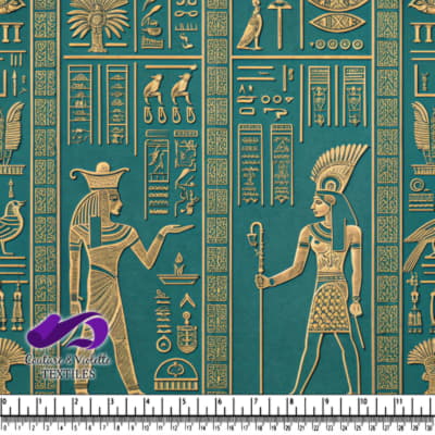 Scène Hiéroglyphique Égyptienne Ancienne