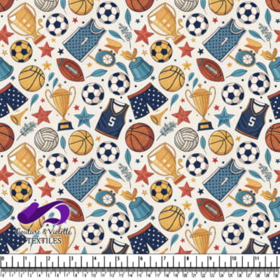 Design de Motif Sportif Vintage