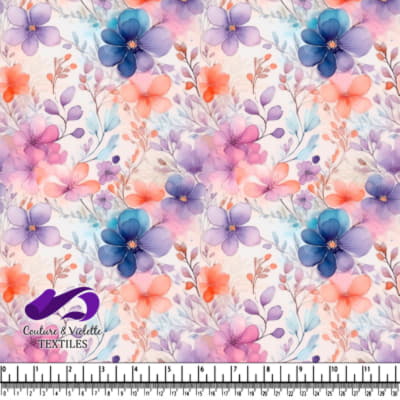 Soft Watercolor Floral Pattern