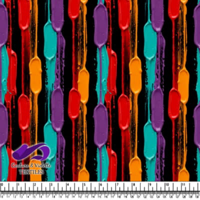 Motif de Rayures de Peinture Verticales Abstraites