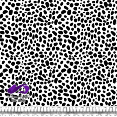 Texture Animale - Dalmatien en Noir et Blanc