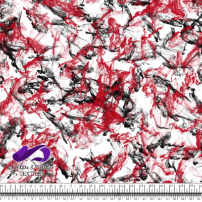 Canada 2022 - Steam red and black on white