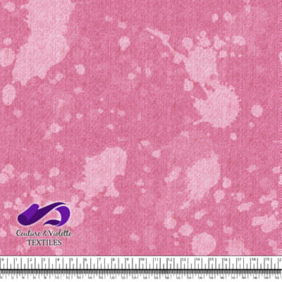 Denim - Texture denim sur fond Fruit Dove Pink Acid Washed