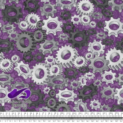 Mecanique - Engrenage - Meadow violet