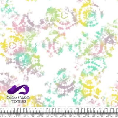 Tie Dye - Printemps Blanc
