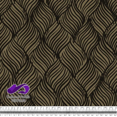 Nature Geometry - Grains d’avoine sur fond martini olive