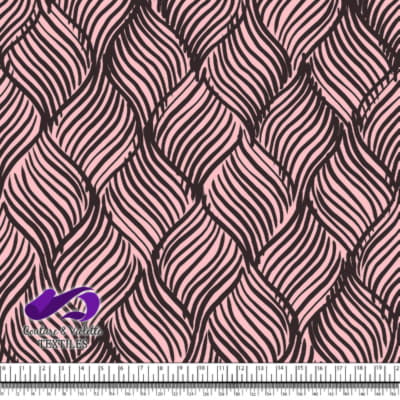 Nature Geometry - Grains d’avoine sur fond strawberry cream