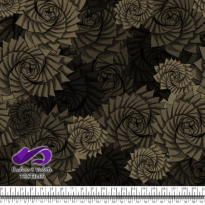 Nature Geometry - Plantes sur fond martini olive