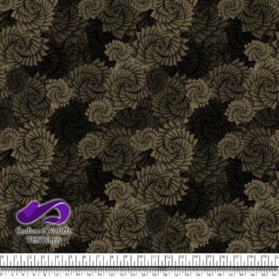 Nature Geometry - Plantes sur fond martini olive