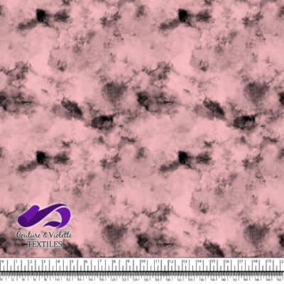 Nature Geometry - Sable sur fond straberry