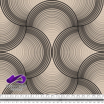 Géométrie Naturelle - Coquillage sur fond de tapioca