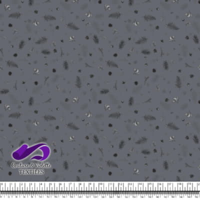 Vintage mushroom - Forest - Quiet shade gray