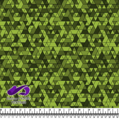 Triangles sport - noir et vert