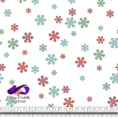 Johnny's XMAS - Flocons de neige - Blanc