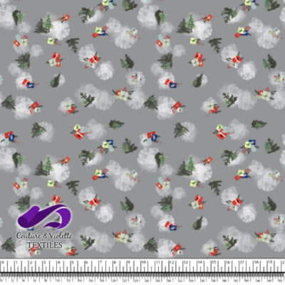 Noel country charm - Sapins - Ultimate gray