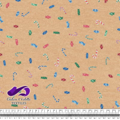 Noël country charm - Bonbons - Desert mist beige