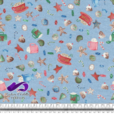 Noël country charm - Confiseries - Clear sky blue