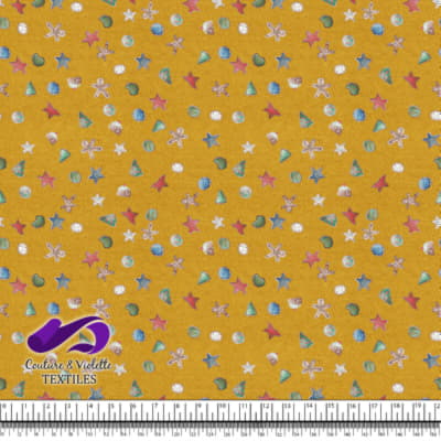 Noël country charm - Biscuits - Jaune doré