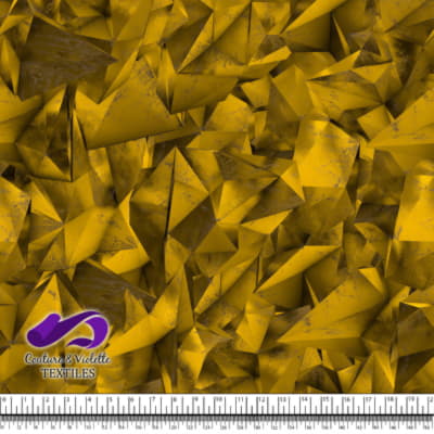 Black polygon - Jaune