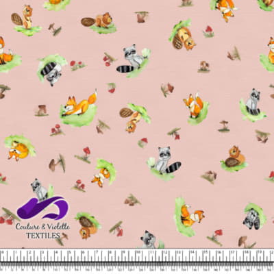 Petits animaux - Animaux de la foret - Pink cloud