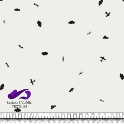 Petit aviateur - avions et nuages - rice milk cloud