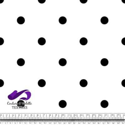 The Pink Doll - Pois noirs - Blanc