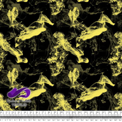 Vapeur - Jaune sur fond noir