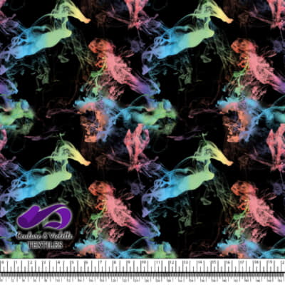 Vapeur - Arc-en-ciel sur fond noir