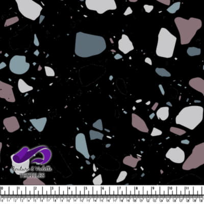 Terrazzo - Chunks Neutral - Noir