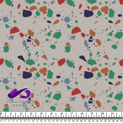 Terrazzo - Chunks New York Winter - Silver cloud