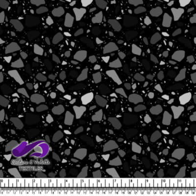 Terrazzo - Chunks Monochrome - Noir