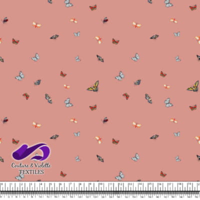 Papillons - Minimaliste - Fleur du désert