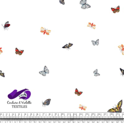 Papillons - Minimaliste - Blanc