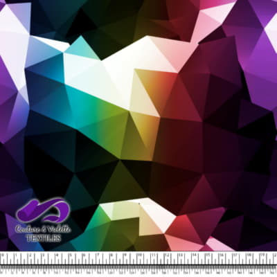 Texture Géo - Triangle arc-en-ciel